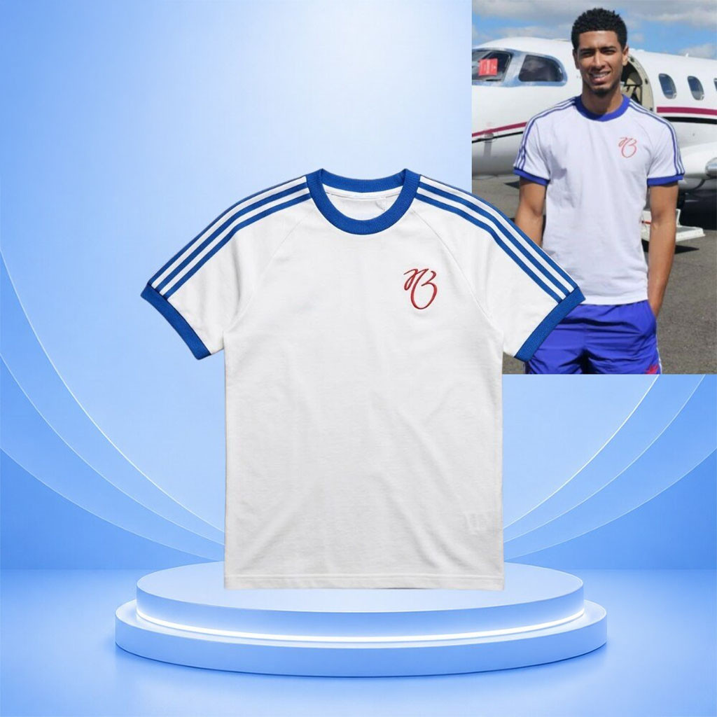 Jude Bellingham 3 Stripes Shirt Spain Home Tee Jude Bellingham Merch Gifts For Fans - Kdjoy Jude Bellingham 3 Stripes Shirt Spain Home Tee Jude Bellingham Merch Gifts For Fans - Kdjoy