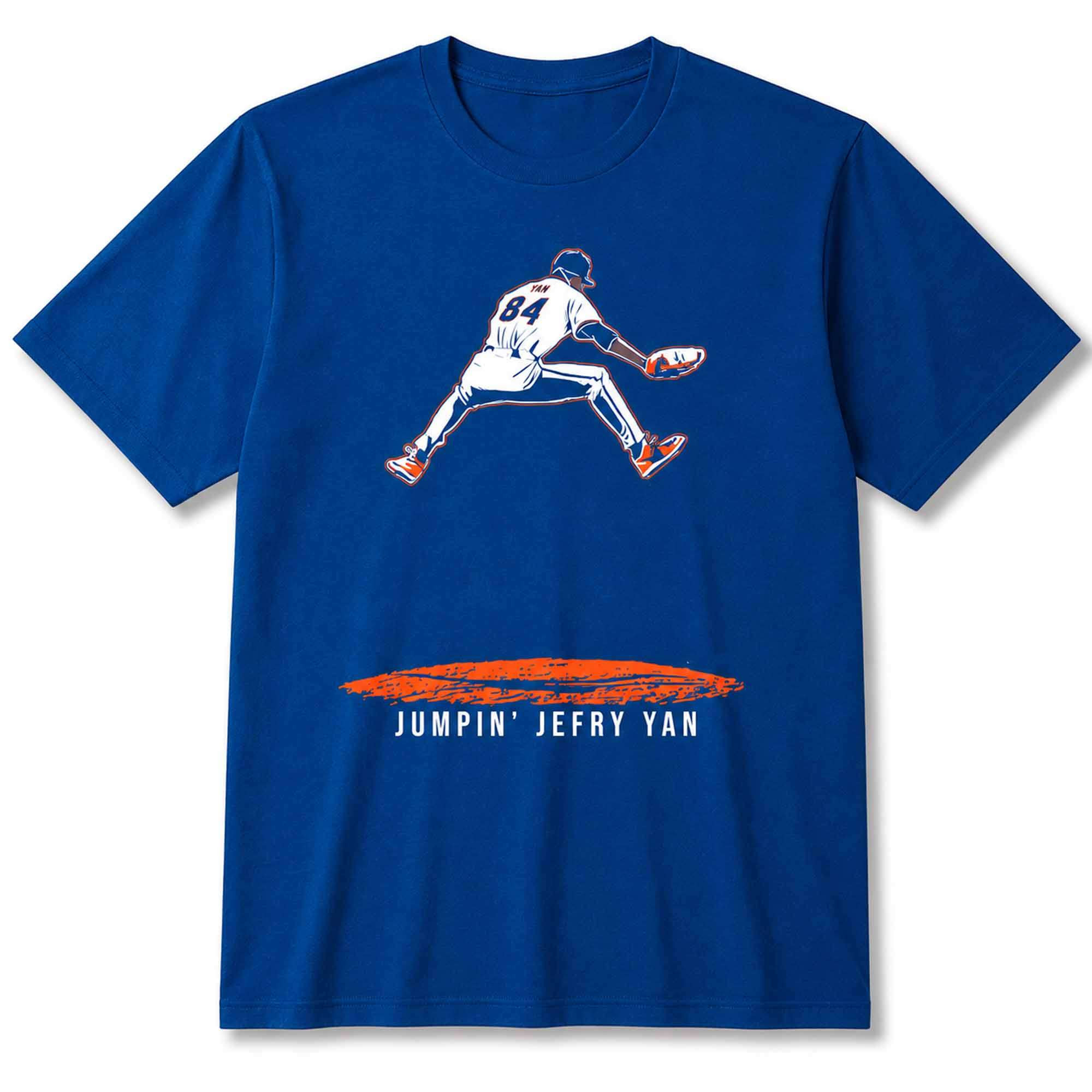 Jumpin Jefry Yan T-Shirt Juan Lagares New York Mets Merch Present For Baseball Lovers - Kdjoy