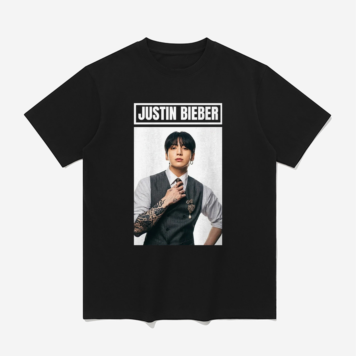 Jung Kook Justin Bieber Shirt Jung Kook Merch Gifts For Music Lovers