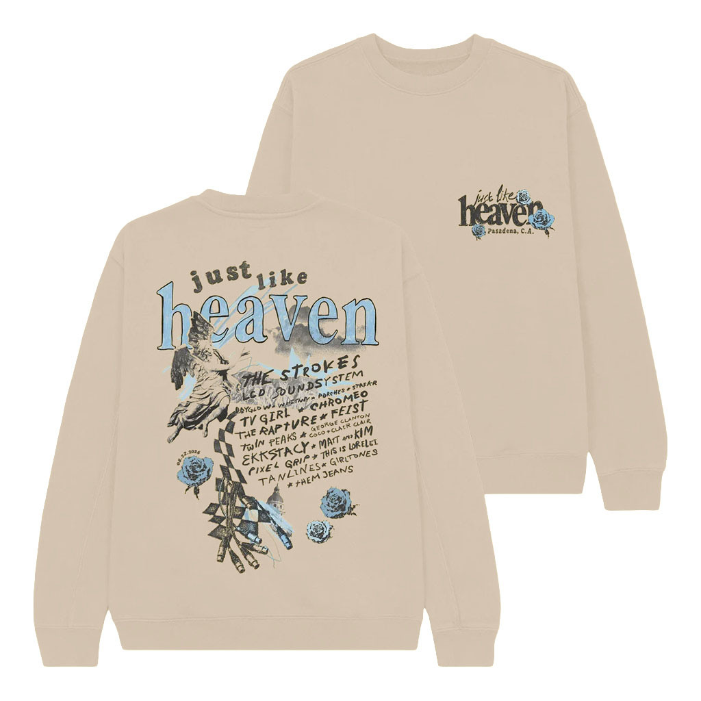 Just Like Heaven Merch Roses 2026 Lineup Sweatshirt Cool Gifts For Music Lovers - Kdjoy Just Like Heaven Merch Roses 2026 Lineup Sweatshirt Cool Gifts For Music Lovers - Kdjoy
