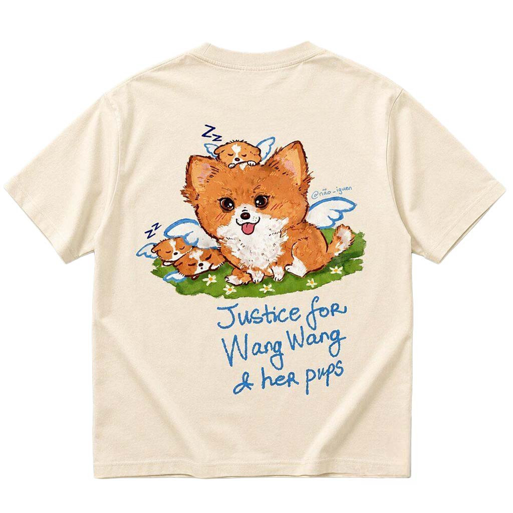 Justice For Wang Wang And Her Pups Commemorative T-Shirt Dog Lovers Memorial Apparel - Kdjoy