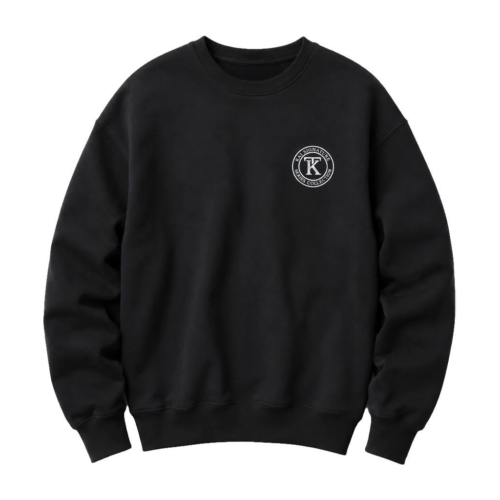 Kai Trump Merch 2026 Kai Signature Crewneck Sweatshirt Black Gift For Sisters - Kdjoy Kai Trump Merch 2026 Kai Signature Crewneck Sweatshirt Black Gift For Sisters - Kdjoy