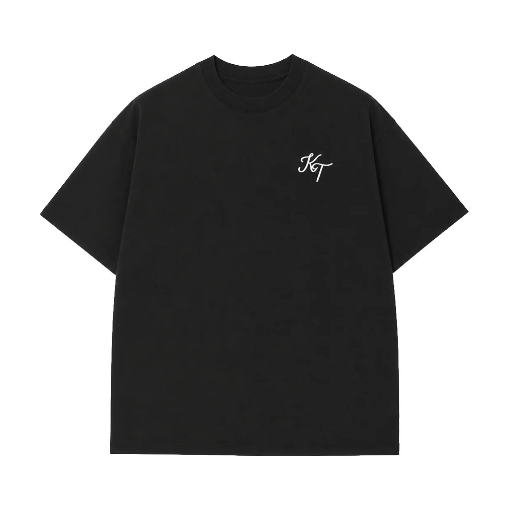 Kai Trump Merch 2026 KT T-Shirt Black Minimalist Shirt Gift For Brothers - Kdjoy