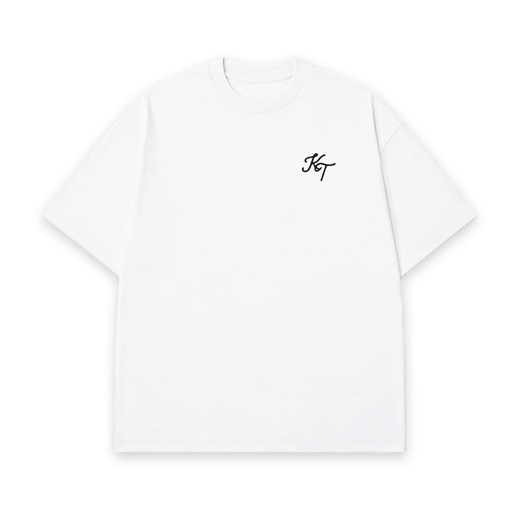 Kai Trump Merch 2026 KT T-Shirt White Minimalist Clothing Best Gift For Friends - Kdjoy