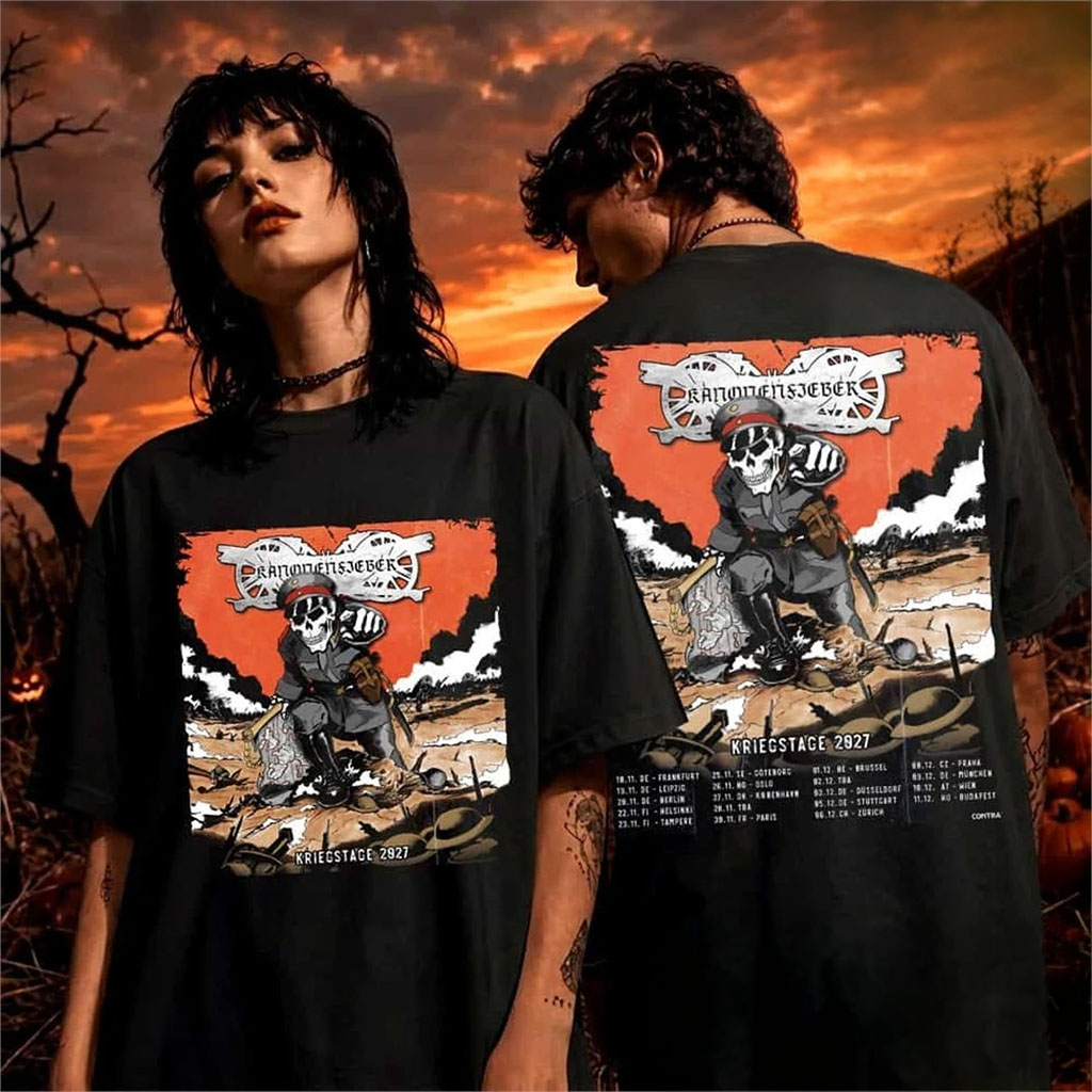 Kanonenfieber Kriegstage 2027 Schedule Tour Dates Shirt Kanonenfieber Merch Gift For Band Fans - Kdjoy