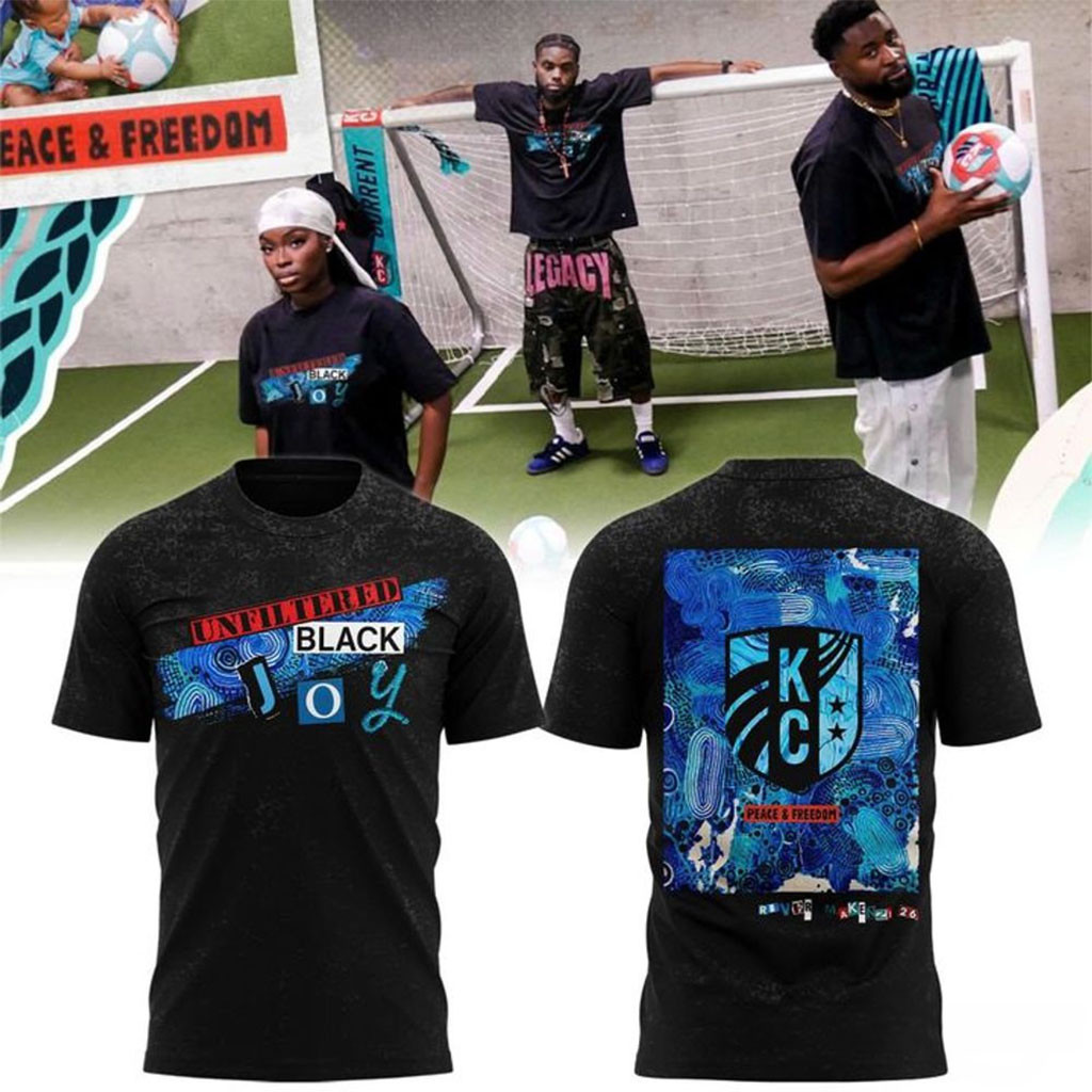 Kansas City Current Peace And Freedom Black Joy T-Shirt 2026 KC Current Merch Husband Gifts - Kdjoy Kansas City Current Peace And Freedom Black Joy T-Shirt 2026 KC Current Merch Husband Gifts - Kdjoy