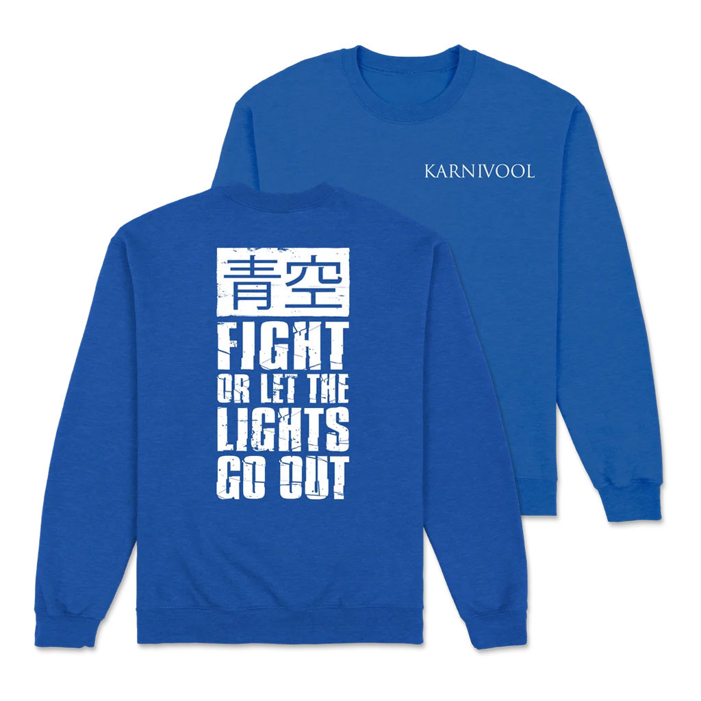 Karnivool Merch 2026 Aozora Sweatshirt Fight Or Let The Lights Go Out Clothing For Fans - Kdjoy Karnivool Merch 2026 Aozora Sweatshirt Fight Or Let The Lights Go Out Clothing For Fans - Kdjoy