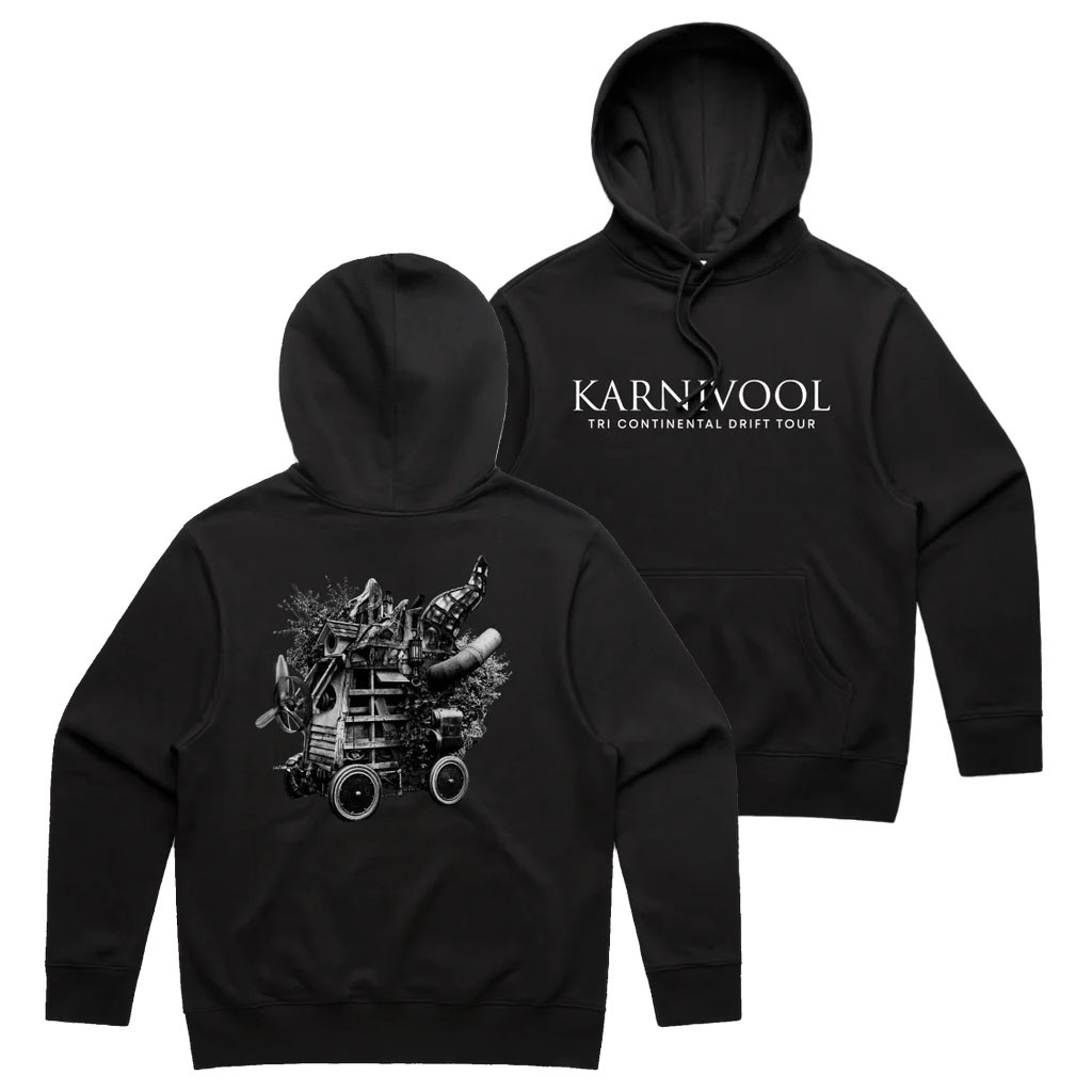 Karnivool Merch 2026 Tri Continental Drift Tour Hoodie Black Gifts For A Rock Music Lover - Kdjoy