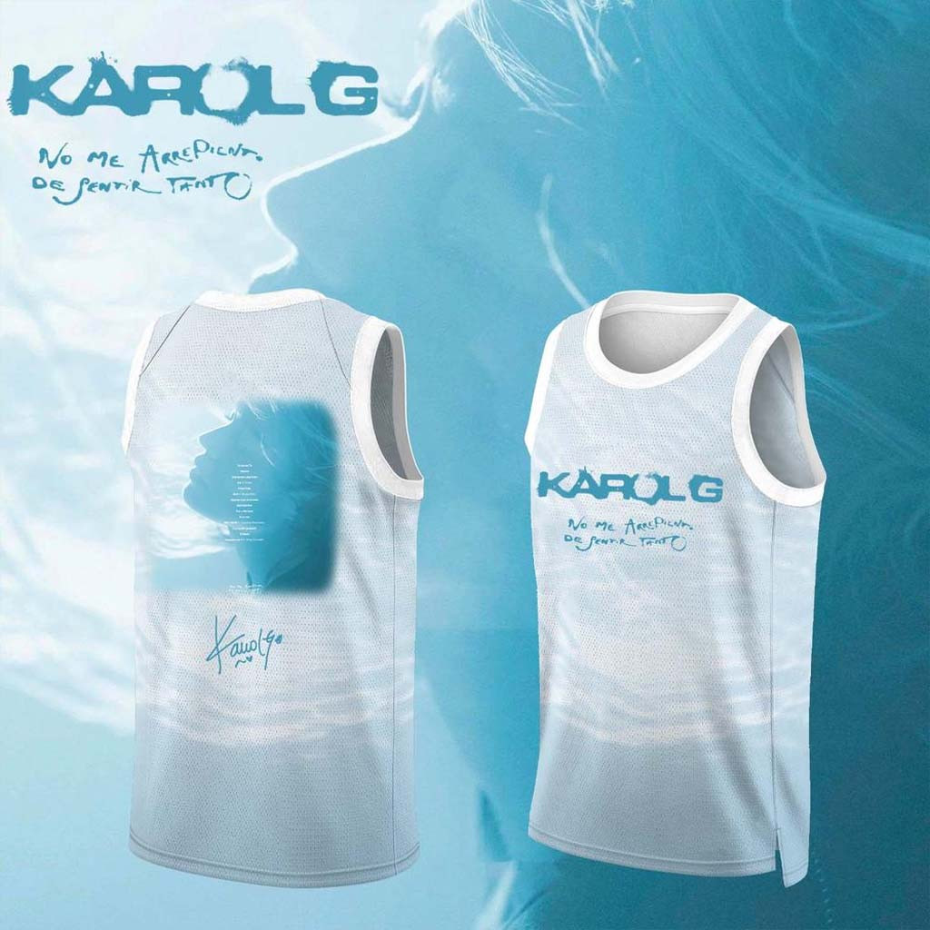Karol G Album No Me Arrepiento de Sentir Tanto 2026 Basketball Jersey Karol G Merchandise Karol G Album No Me Arrepiento de Sentir Tanto 2026 Basketball Jersey Karol G Merchandise