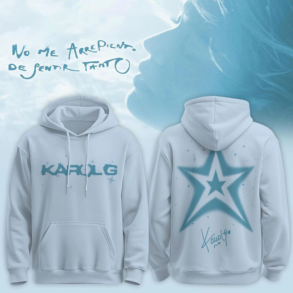 Karol G Album No Me Arrepiento De Sentir Tanto 2026 Hoodie Karol G Merch Music Fan Gifts - Kdjoy