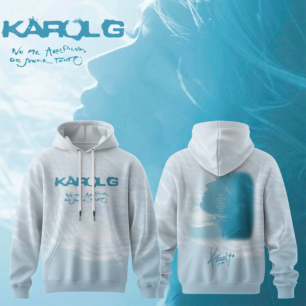 Karol G Album No Me Arrepiento De Sentir Tanto Hoodie 2026 Karol G Merch Gifts For Music Lover - Kdjoy