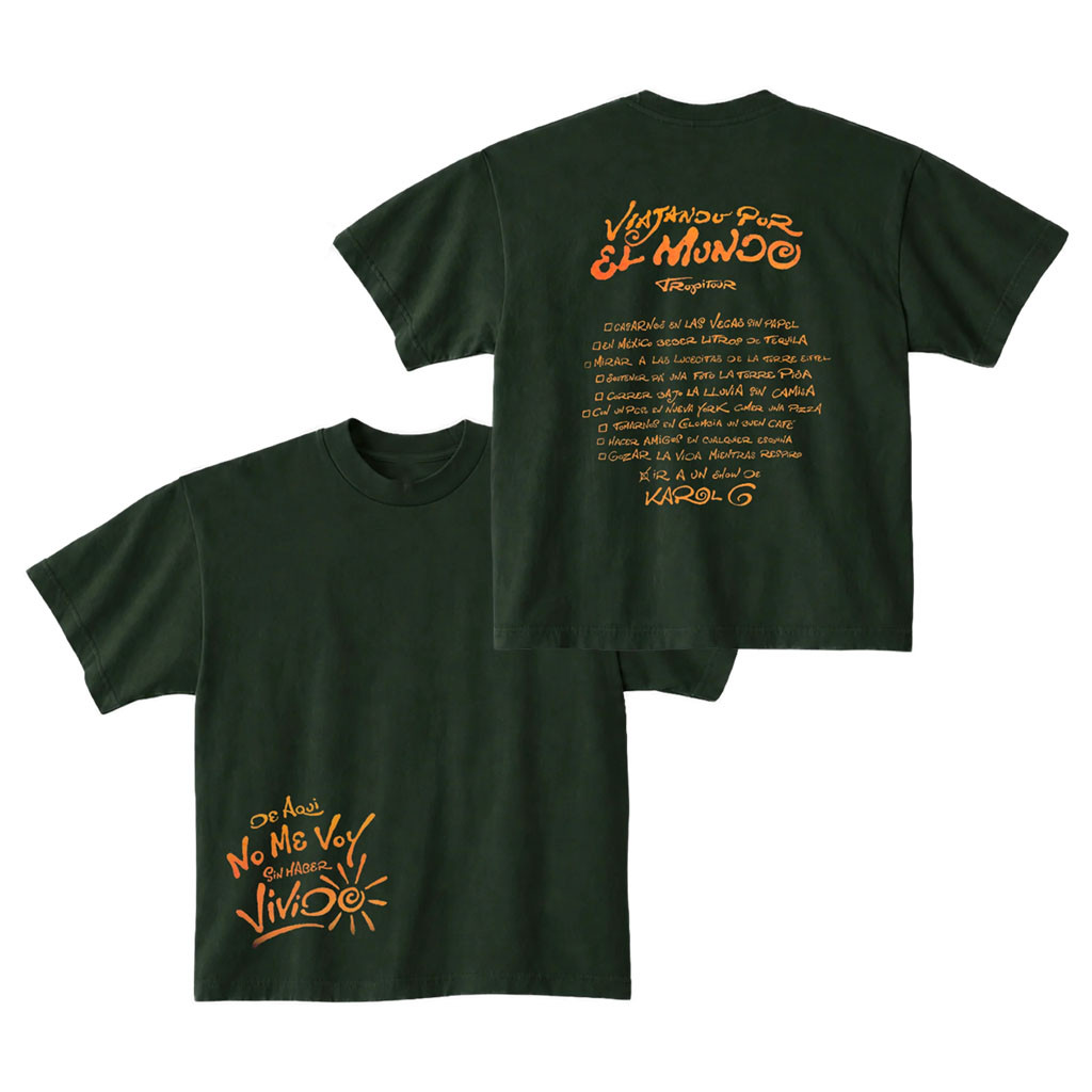 Karol G Merch 2026 De Aqui No Me Voy T-Shirt Karol G Concert Shirt Gift For Music Lovers - Kdjoy