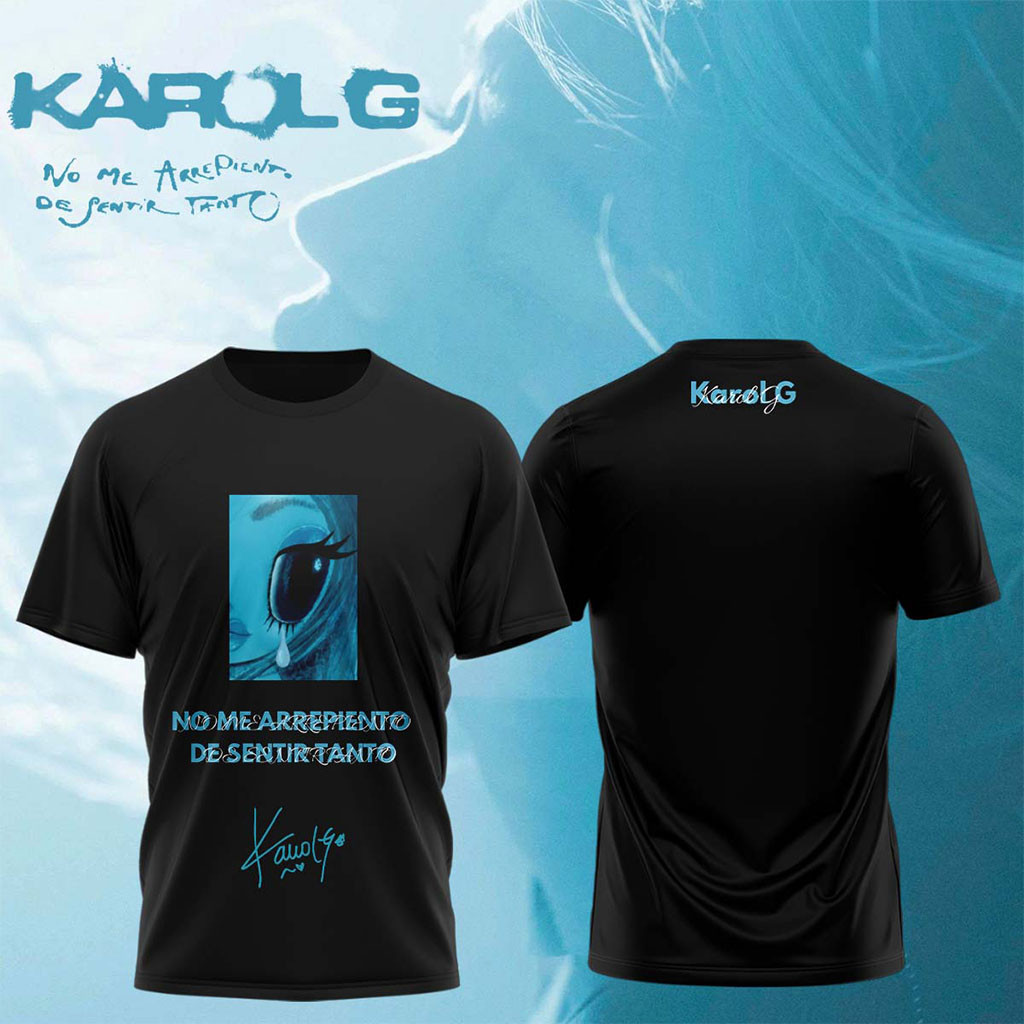 Karol G Merch 2026 No Me Arrepiento De Sentir Tanto T-Shirt Cool Gifts For Music Lovers - Kdjoy