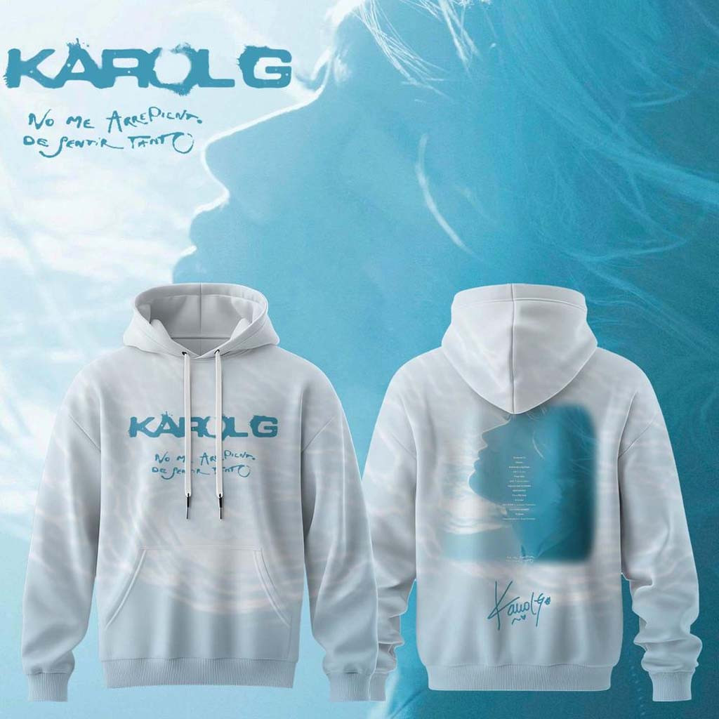 Karol G Merch Album No Me Arrepiento de Sentir Tanto 2026 Hoodie Music Lovers Gifts For Her Karol G Merch Album No Me Arrepiento de Sentir Tanto 2026 Hoodie Music Lovers Gifts For Her