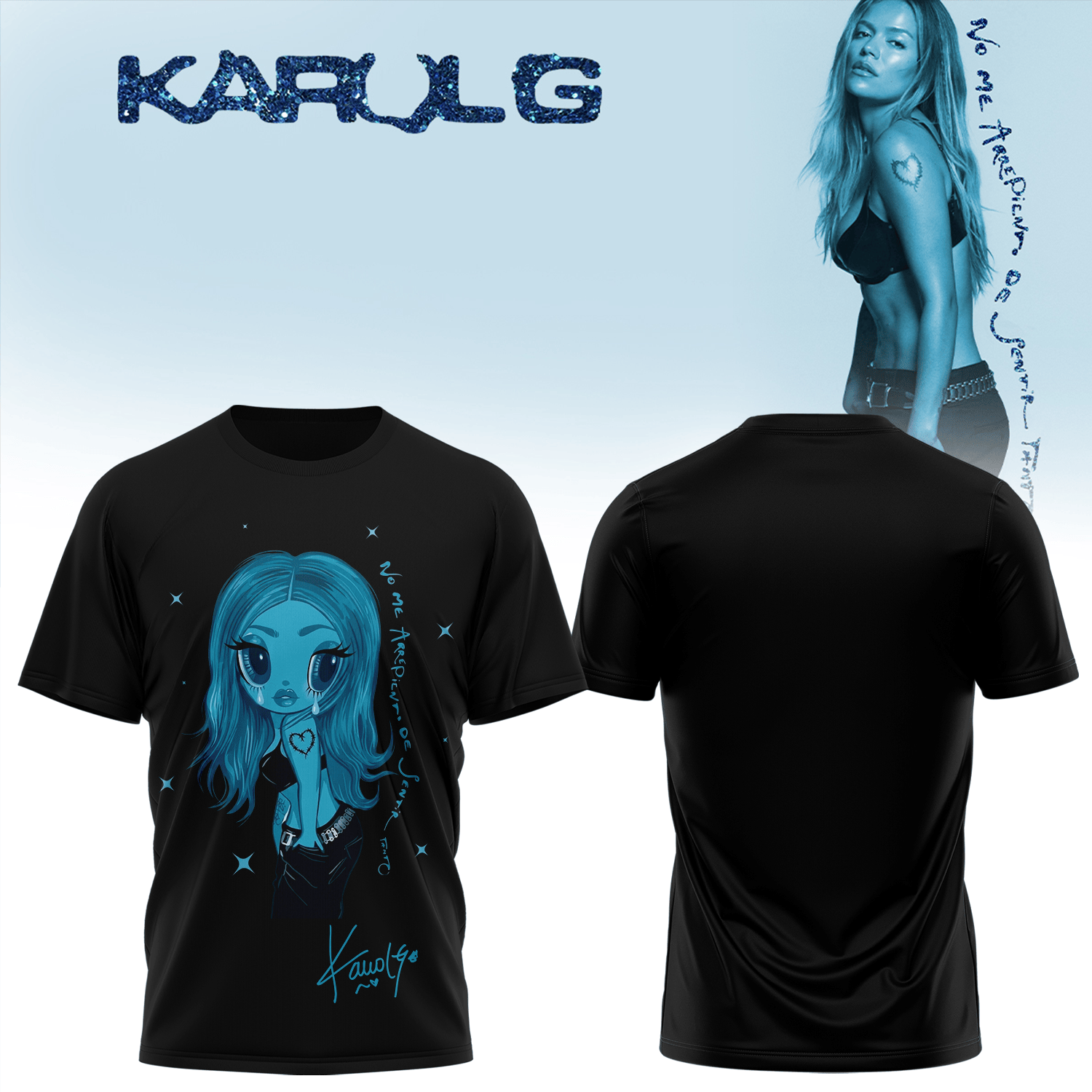 Karol G No Me Arrepiento De Sentir Tanto Shirt Karol G Tour Merch Gifts For Girlfriend - Kdjoy