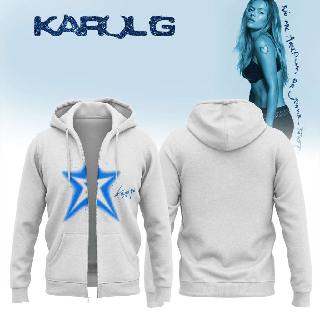 Karol G No Me Arrepiento De Sentir Tanto Zip Hoodie Karol G Merch Music Lovers Gifts - Kdjoy