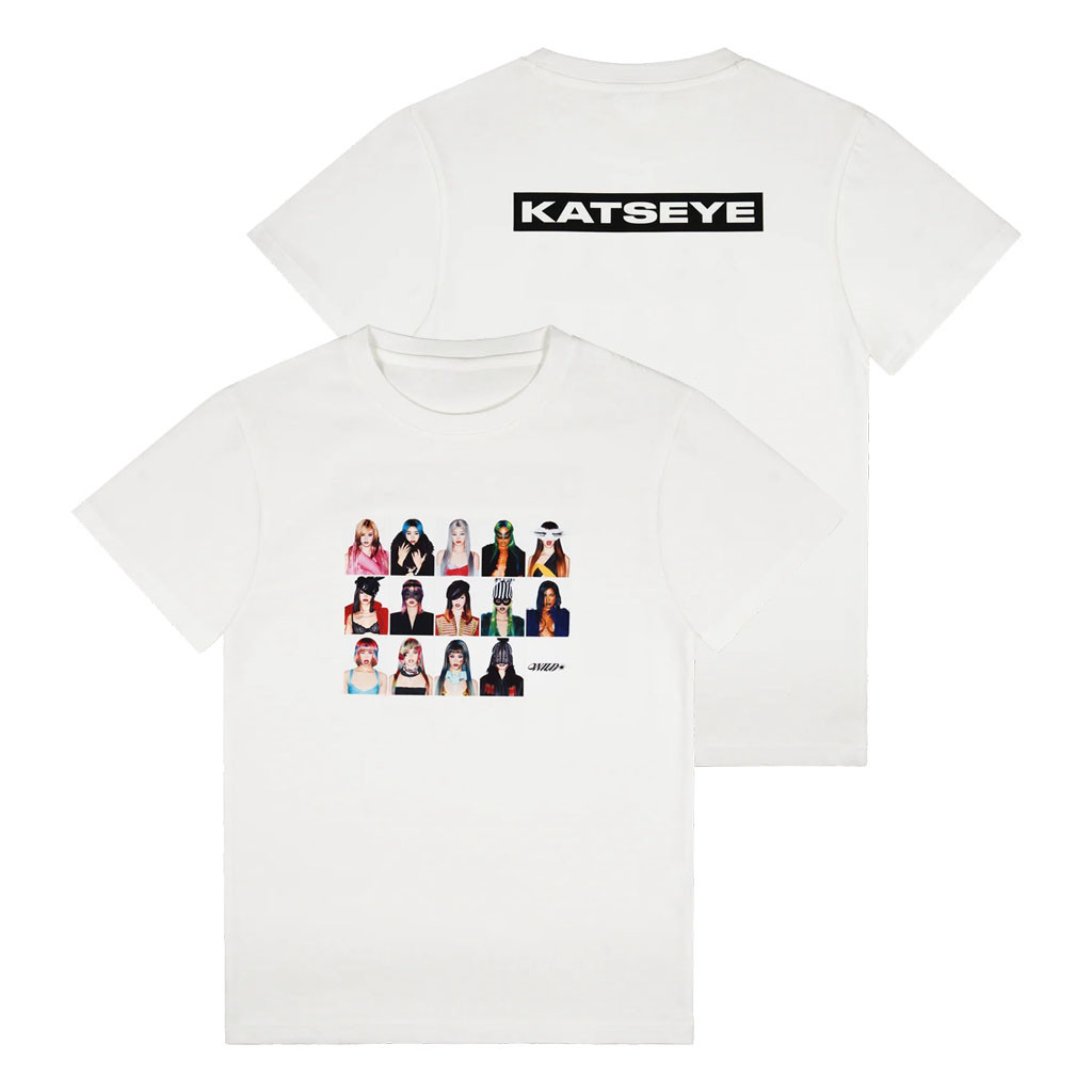 Katseye Merch 2026 WILD Member Disguise White T-Shirt Present For Music Fans