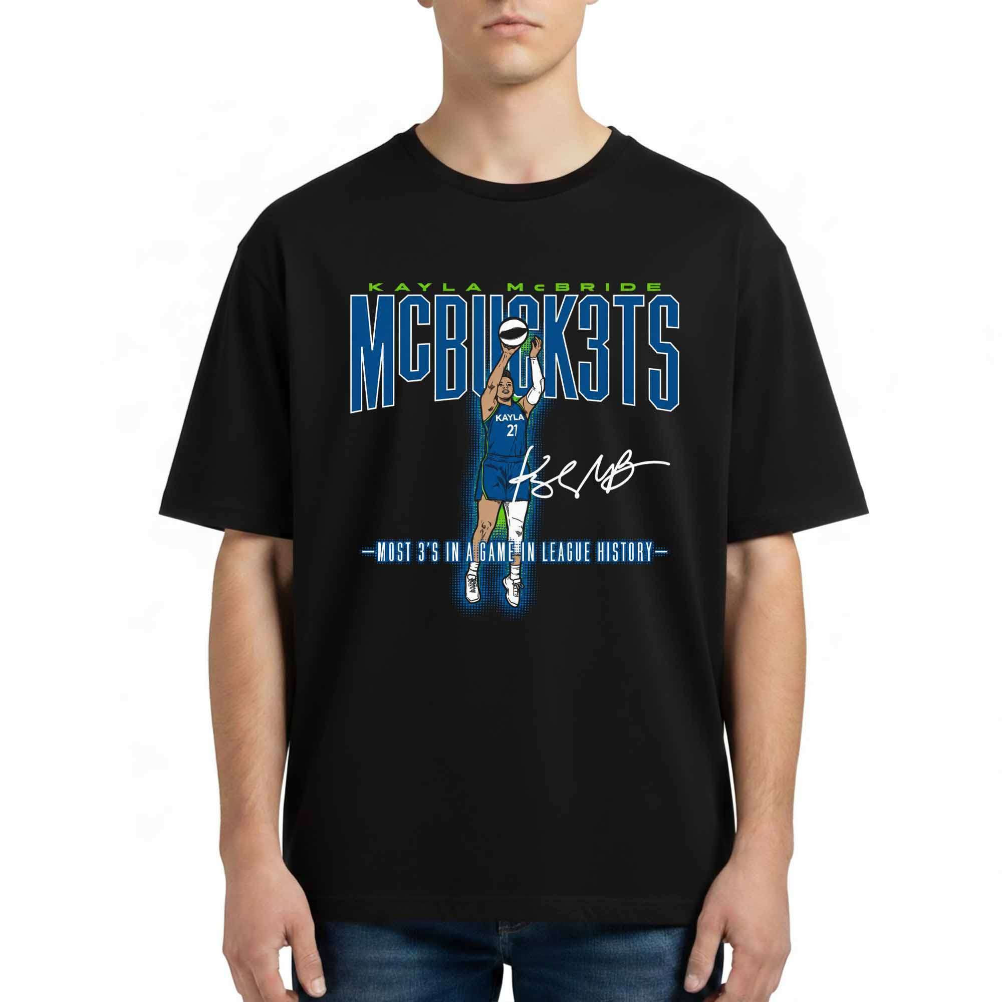 Kayla McBride MCBUK3TS Most 3's In A Game In League History Shirt Minnesota Lynx Merch - Kdjoy