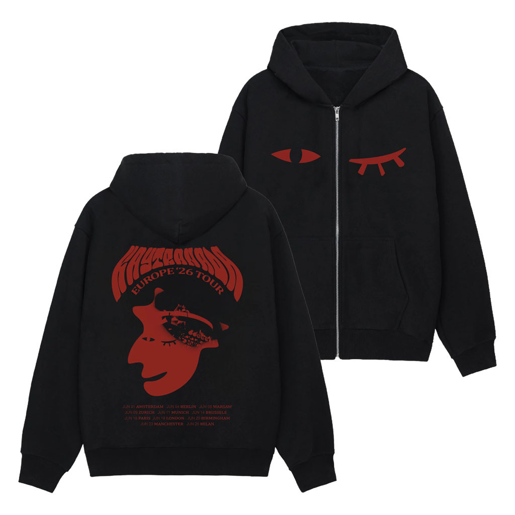Kaytranada Merch 2026 Kaytranada Europe '26 Tour Zip Hoodie Gift Ideas For Music Lovers - Kdjoy