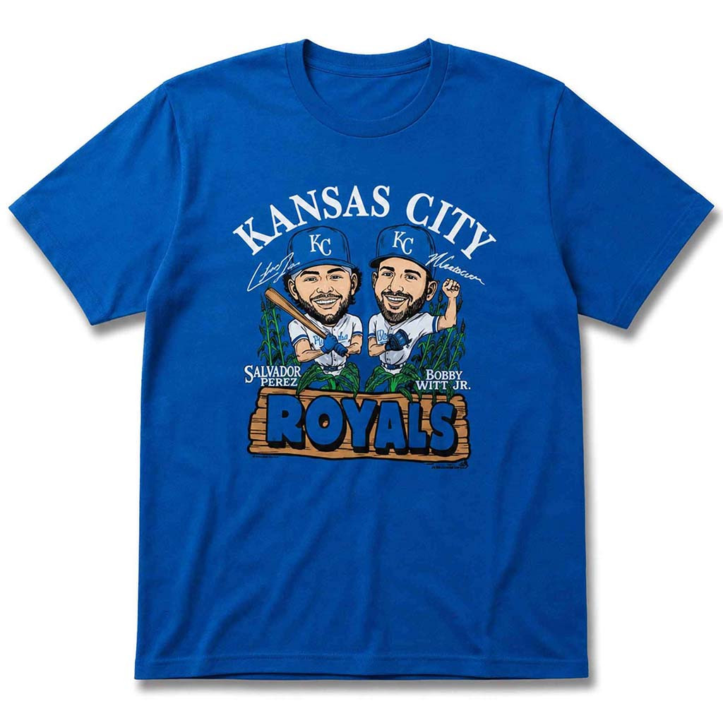 KC Royals Salvador Perez Bobby Witt Jr Shirt Kansas City Royals Merch Baseball Enthusiast Gifts - Kdjoy KC Royals Salvador Perez Bobby Witt Jr Shirt Kansas City Royals Merch Baseball Enthusiast Gifts - Kdjoy