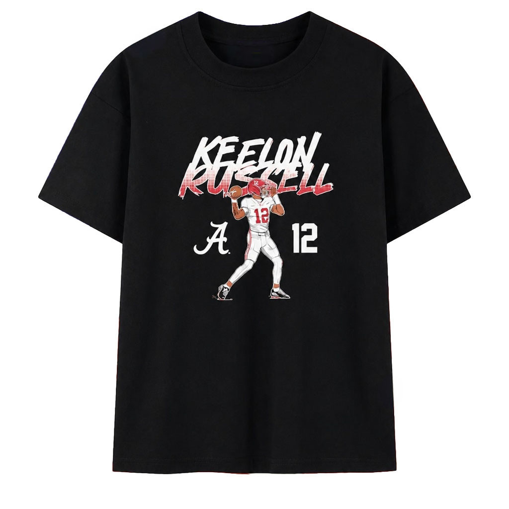 Keelon Russell Alabama Crimson Tide 12 T-Shirt Keelon Russell Merch Gift For Footbal Lovers - Kdjoy