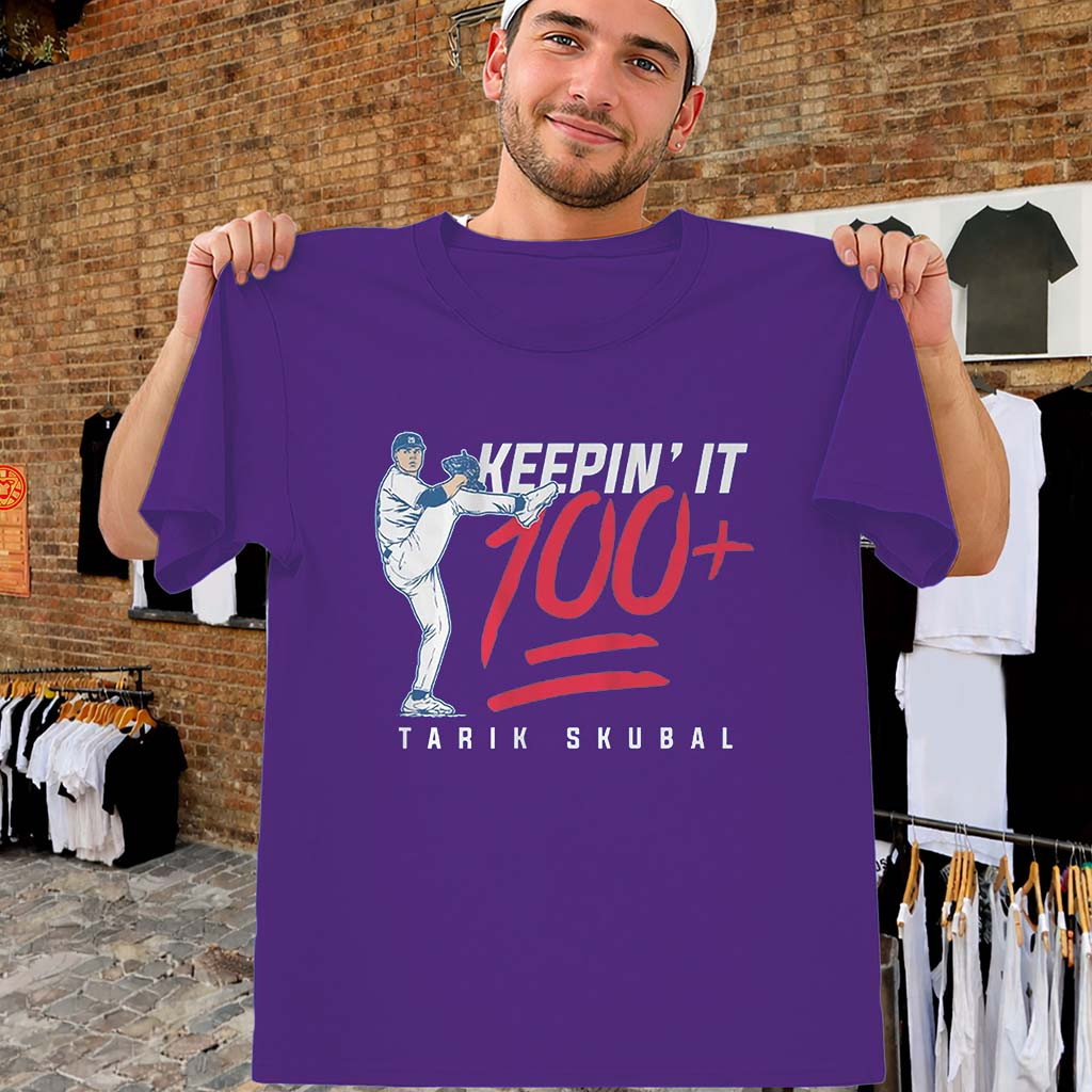 Keepin' It 100 T-Shirt Tarik Skubal Los Angeles Baseball Tee Good Gifts For Husband - Kdjoy