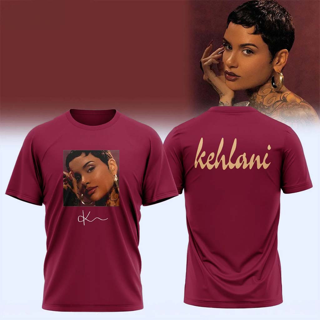 Kehlani World Tour 2026 Signed T-Shirt Kehlani Merch Music Lover Gift Ideas For Him - Kdjoy