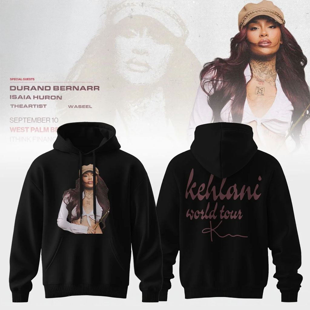 Kehlani World Tour Merch 2026 Portrait Signature Hoodie Kehlani Merch Gift For Fans Kehlani World Tour Merch 2026 Portrait Signature Hoodie Kehlani Merch Gift For Fans