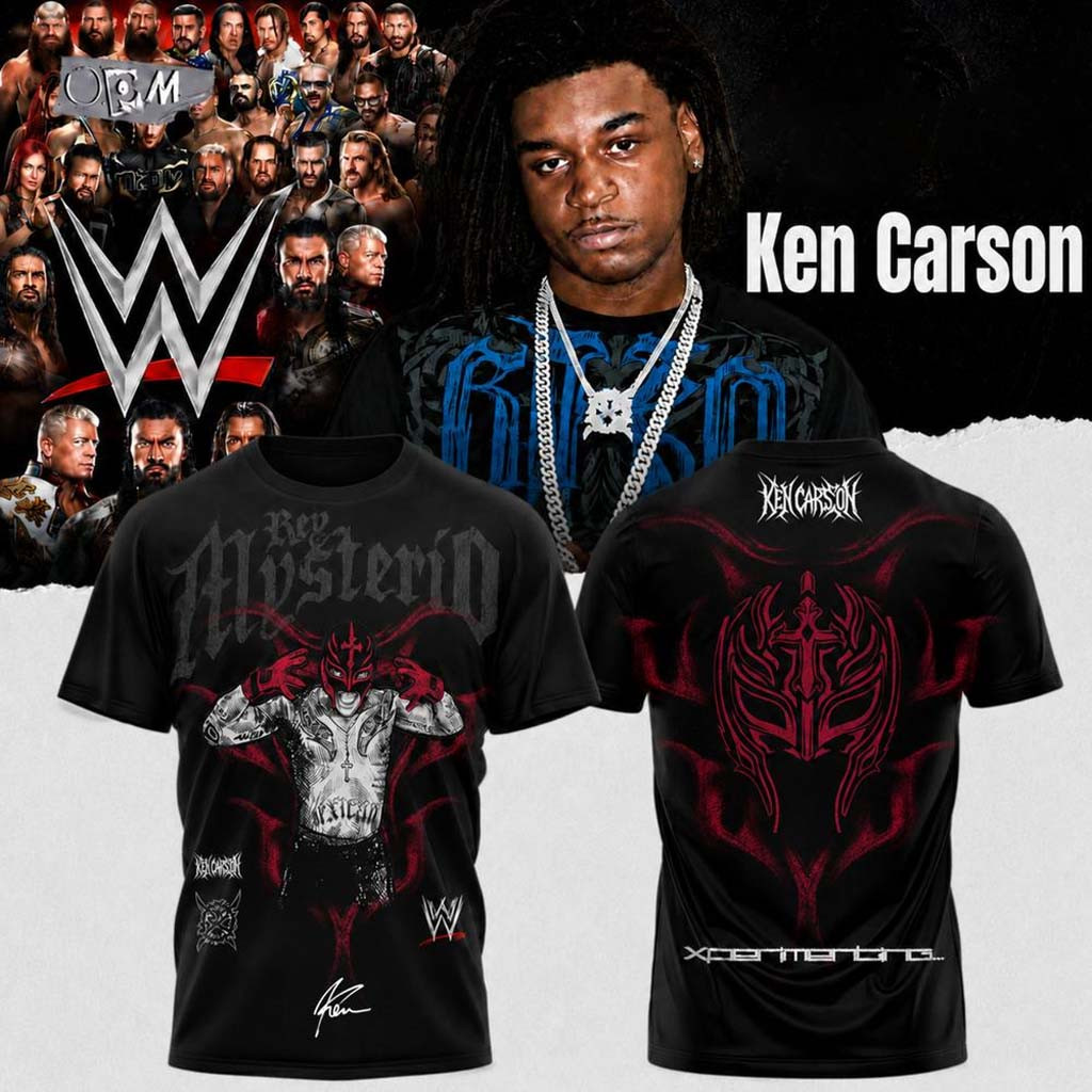 Ken Carson X WWE SummerSlam 2026 Merch Rey Mysterio T-Shirt KC Xperiment Merch Gift For Fans - Kdjoy