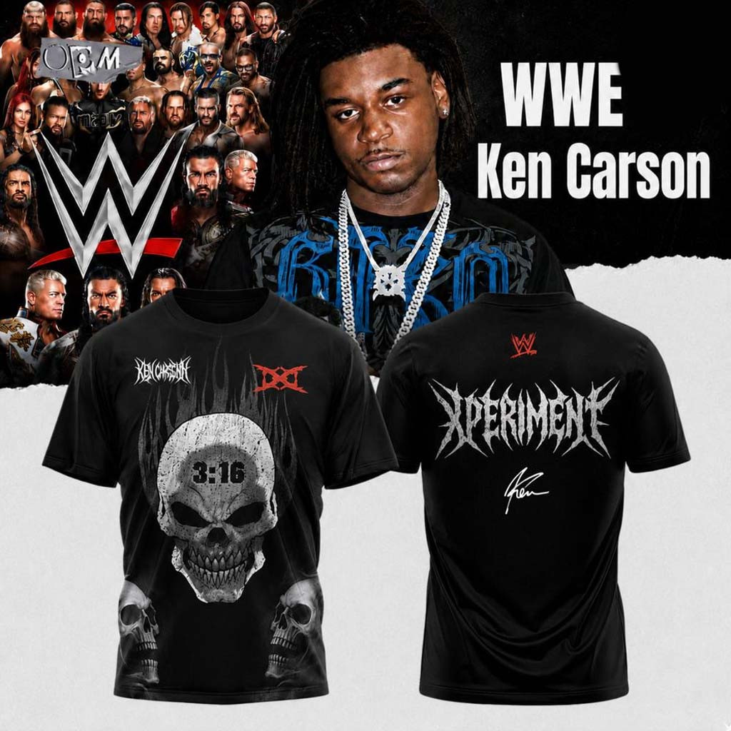 Ken Carson X WWE SummerSlam 2026 Signature T-Shirt KC Xperiment Merch Best Gift For Fans - Kdjoy