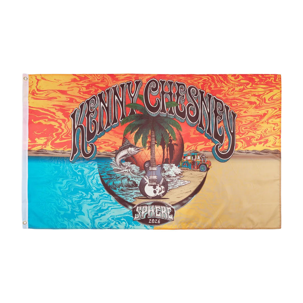 Kenny Chesney Merch 2026 Sphere Flag Kenny Chesney Concert Merch Home Decor Gift For Fans