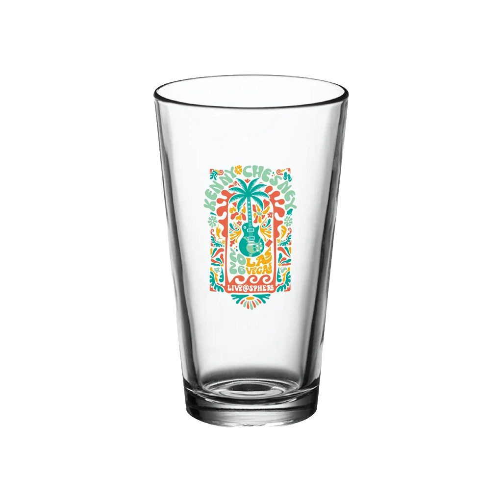 Kenny Chesney Merch 2026 Sphere Pint Glass Colorful Guitar Palm Glass KC Sphere Merchandise Kenny Chesney Merch 2026 Sphere Pint Glass Colorful Guitar Palm Glass KC Sphere Merchandise