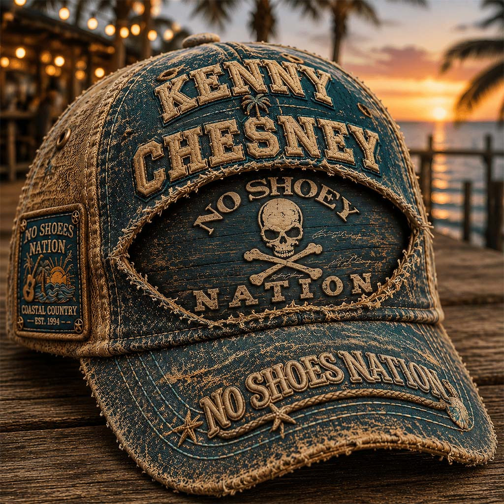 Kenny Chesney No Shoes Nation Hat Coastal Country Hat Kenny Chesney Merch Gift For Fans - Kdjoy