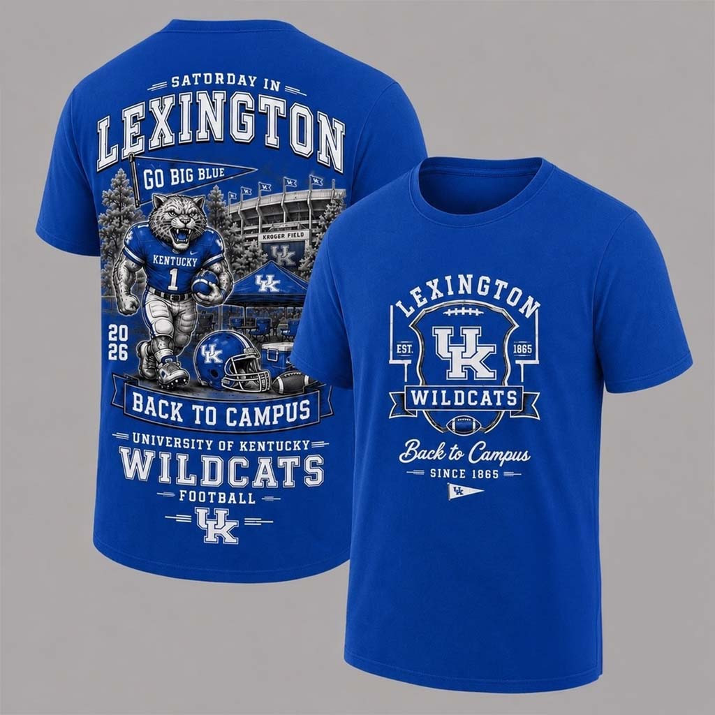 Kentucky Wildcats 2026 Back To Campus T-Shirt Kentucky Football Merch Gift For Game Day - Kdjoy Kentucky Wildcats 2026 Back To Campus T-Shirt Kentucky Football Merch Gift For Game Day - Kdjoy