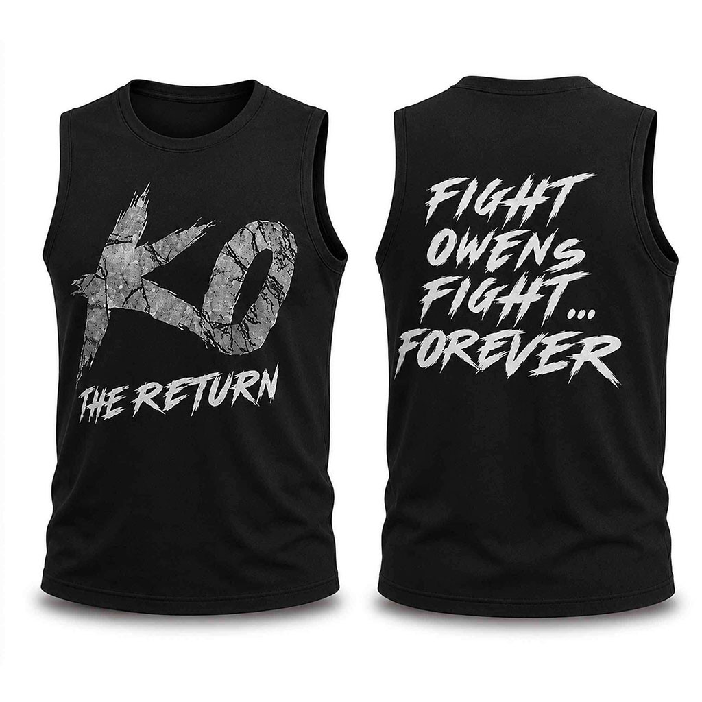 Kevin Owens Merch KO The Return Fight Owens Fight Forever Tank Top Gift For Wrestling Fans - Kdjoy