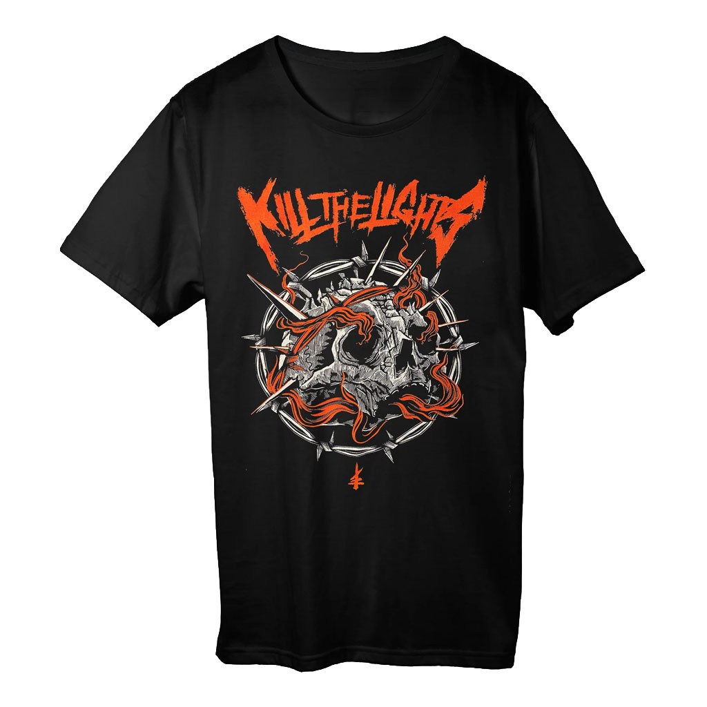 Kill The Lights Merch 2026 Fire Skull T-Shirt Best Gifts For Music Lovers Kill The Lights Merch 2026 Fire Skull T-Shirt Best Gifts For Music Lovers