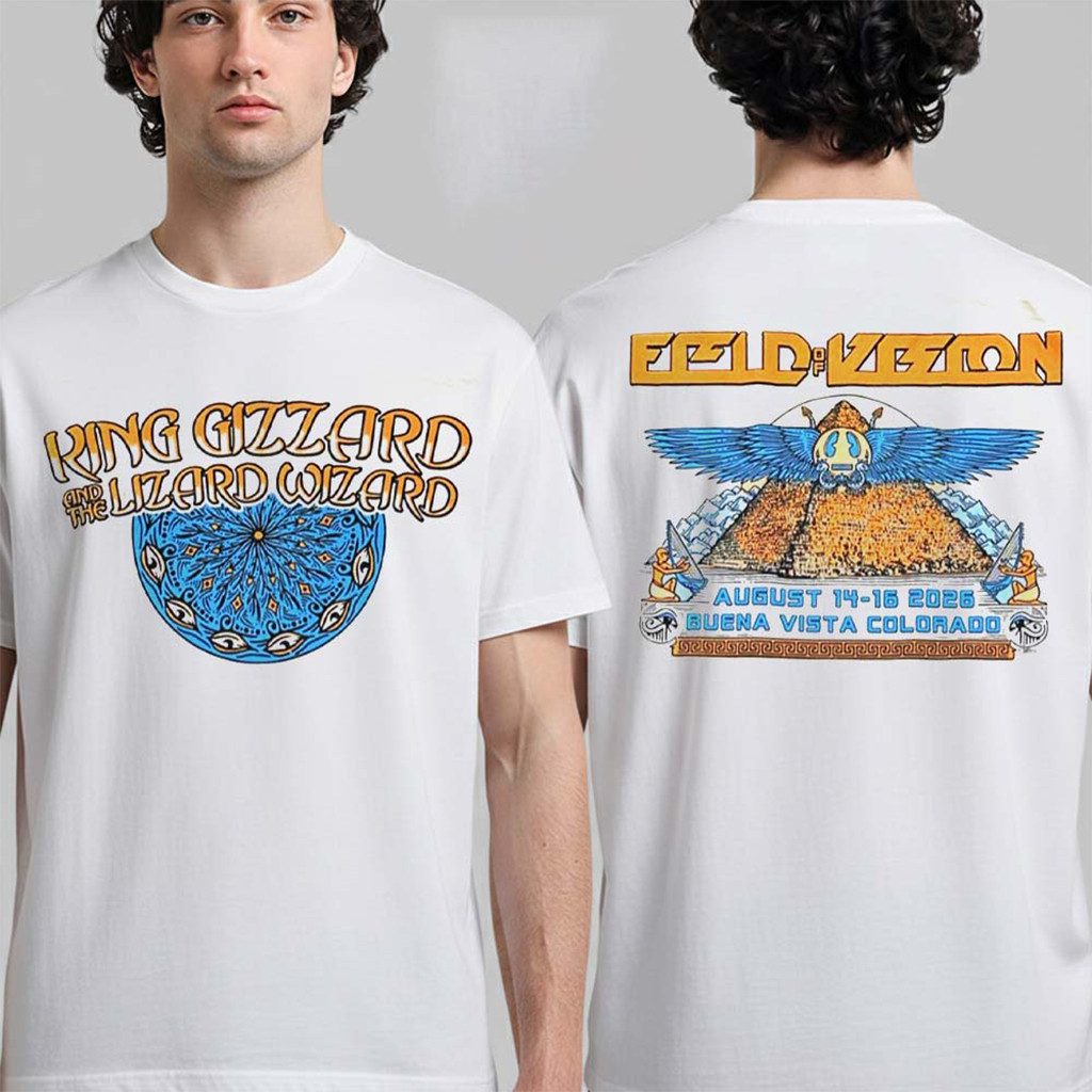 King Gizzard And The Lizard Wizard Merch 2026 Field Of Vision Event T-Shirt Gift For Fans - Kdjoy King Gizzard And The Lizard Wizard Merch 2026 Field Of Vision Event T-Shirt Gift For Fans - Kdjoy