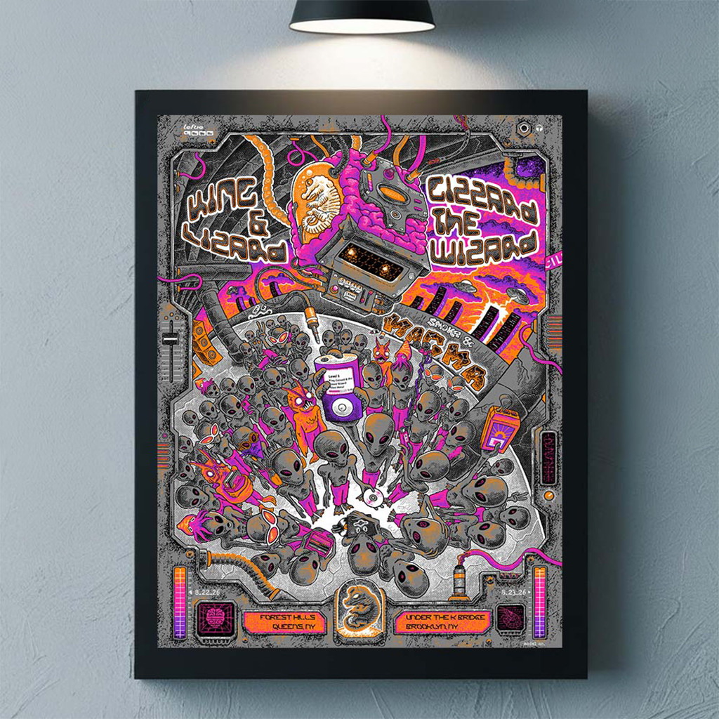 King Gizzard And The Lizard Wizard Merch 2026 Forest Hills Queens And Under The K Bridge Poster - Kdjoy