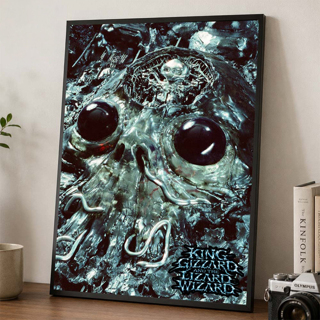 King Gizzard And The Lizard Wizard Merch Alien Metal Album Cover Art Poster Home Decor - Kdjoy King Gizzard And The Lizard Wizard Merch Alien Metal Album Cover Art Poster Home Decor - Kdjoy