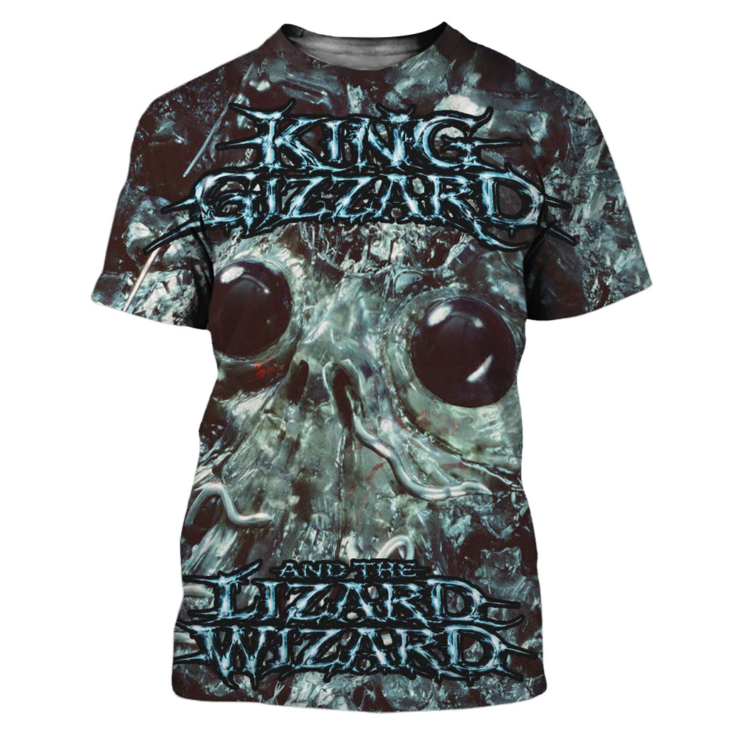 King Gizzard And The Lizard Wizard Merch Alien Metal Album Cover Art Shirt Gifts For Fans - Kdjoy