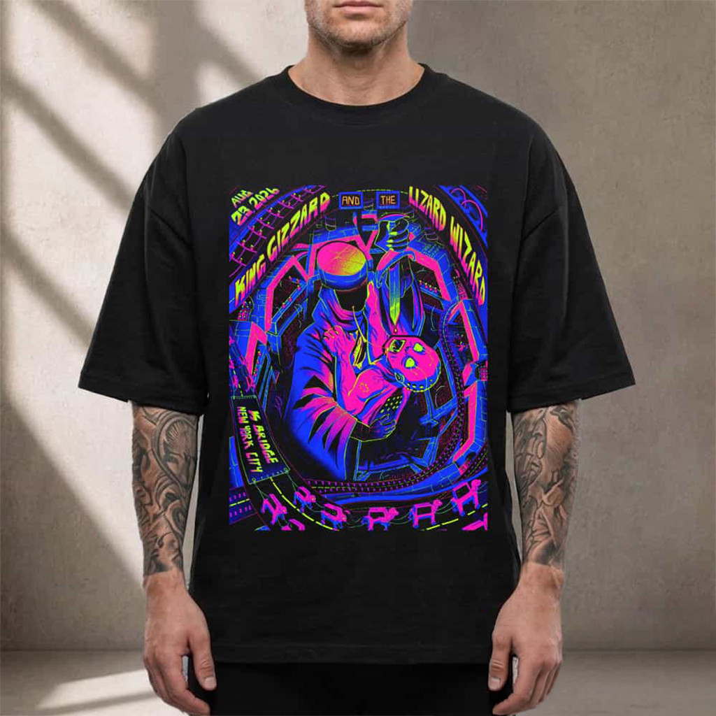 King Gizzard And The Lizard Wizard Merch Brooklyn New York 2026 T-Shirt Gifts For Friends - Kdjoy King Gizzard And The Lizard Wizard Merch Brooklyn New York 2026 T-Shirt Gifts For Friends - Kdjoy