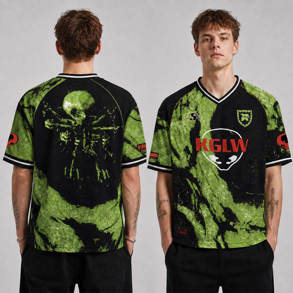 King Gizzard And The Lizard Wizard Merch Field Of Vision 2 2026 Alien Metal V-Neck T-Shirt - Kdjoy