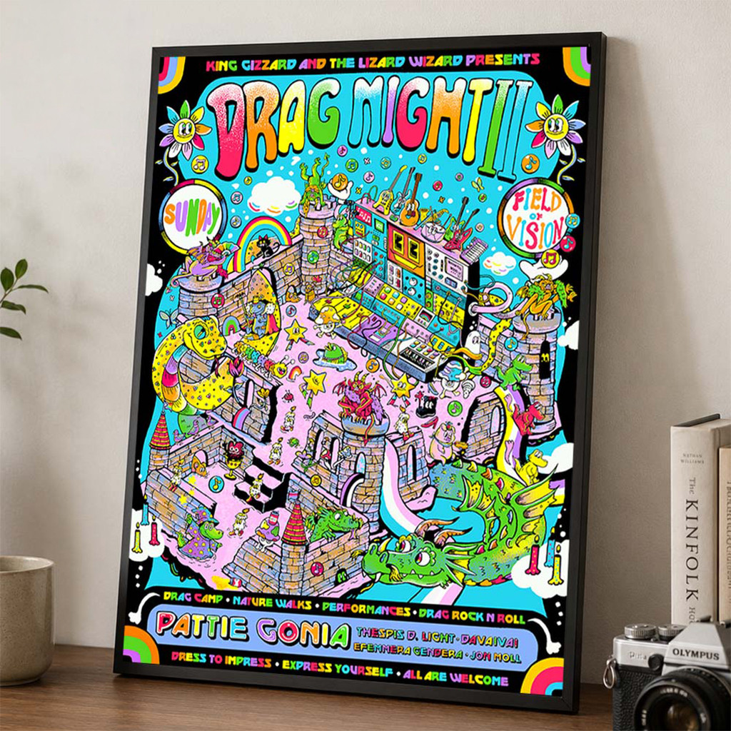 King Gizzard And The Lizard Wizard Merch Field Of Vision 2 2026 Poster Wall Art Decor - Kdjoy King Gizzard And The Lizard Wizard Merch Field Of Vision 2 2026 Poster Wall Art Decor - Kdjoy