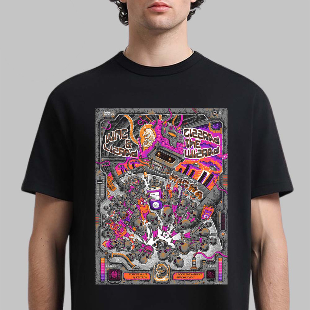 King Gizzard And The Lizard Wizard Merch Forest Hills Queens And Under The K Bridge 2026 T-Shirt - Kdjoy King Gizzard And The Lizard Wizard Merch Forest Hills Queens And Under The K Bridge 2026 T-Shirt - Kdjoy