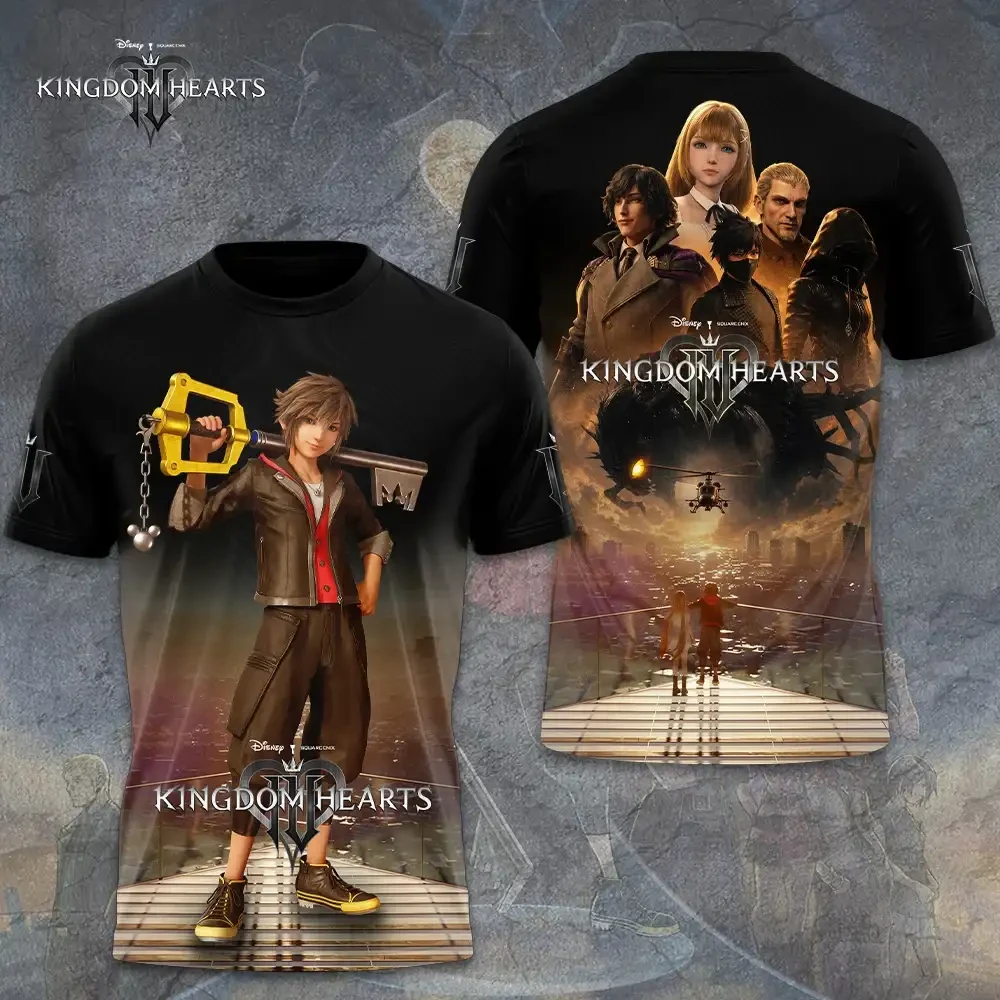 Kingdom Hearts IV Game T-Shirt Kingdom Hearts Merch Gifts For Gamers - Kdjoy