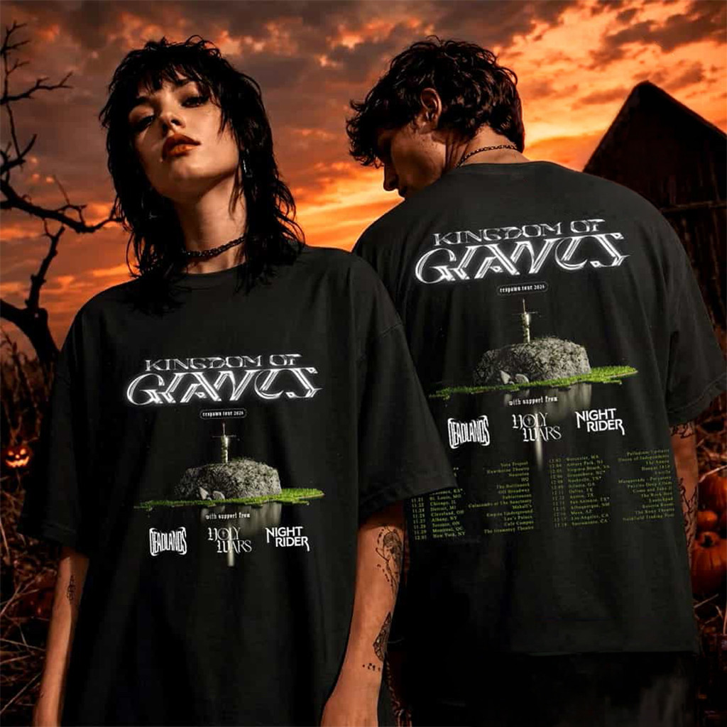Kingdom Of Giants The Respawn Tour 2026 Fall Schedule Tour Dates T-Shirt Kingdom Of Giants Merch - Kdjoy Kingdom Of Giants The Respawn Tour 2026 Fall Schedule Tour Dates T-Shirt Kingdom Of Giants Merch - Kdjoy