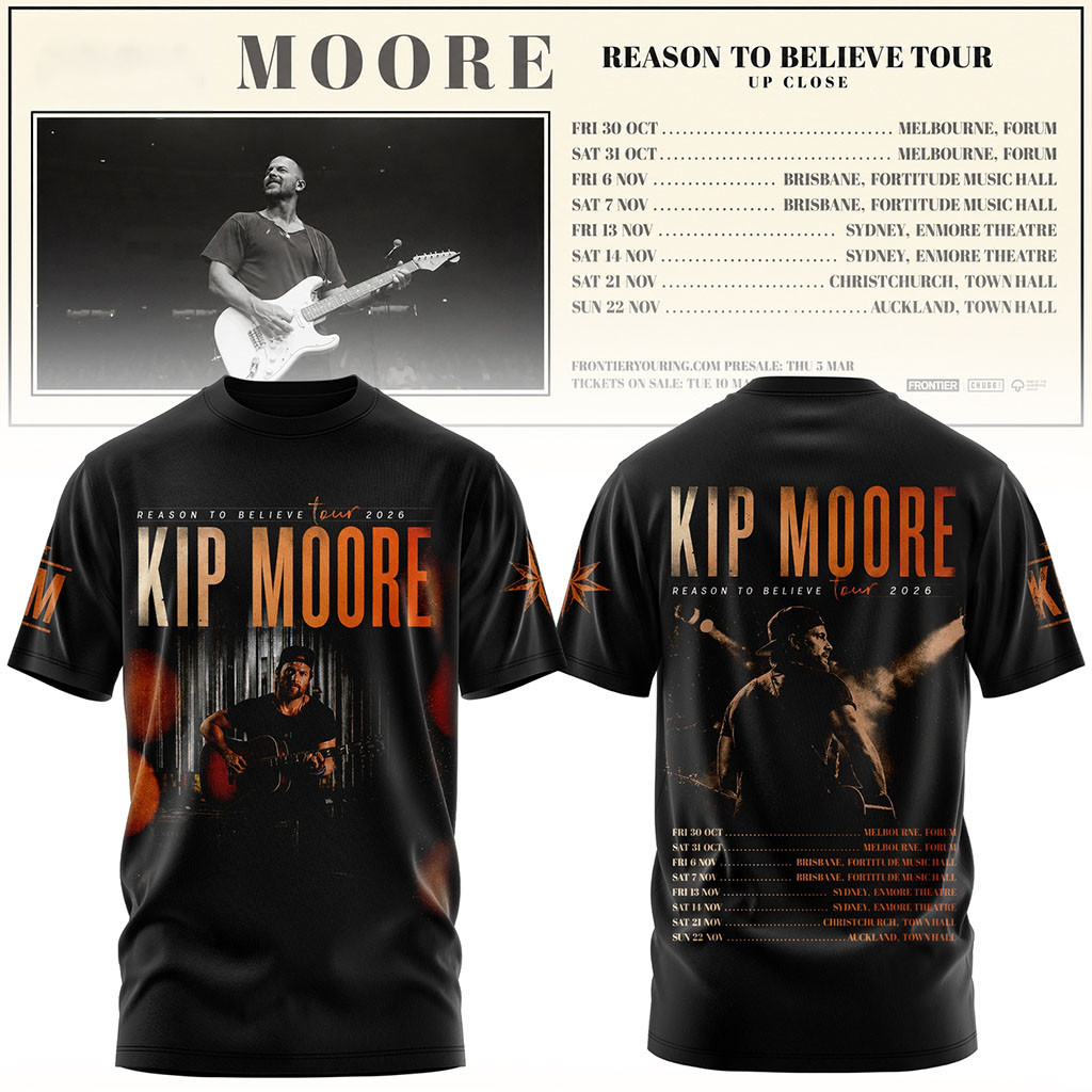 Kip Moore Reason To Believe Tour 2026 T-Shirt Kip Moore Merch Cool Gifts For Music Lovers Kip Moore Reason To Believe Tour 2026 T-Shirt Kip Moore Merch Cool Gifts For Music Lovers