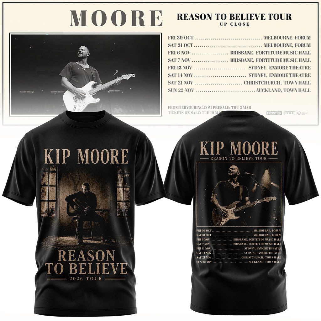Kip Moore Reason To Believe Tour 2026 T-Shirt Kip Moore Merch Gifts For Music Lovers Kip Moore Reason To Believe Tour 2026 T-Shirt Kip Moore Merch Gifts For Music Lovers