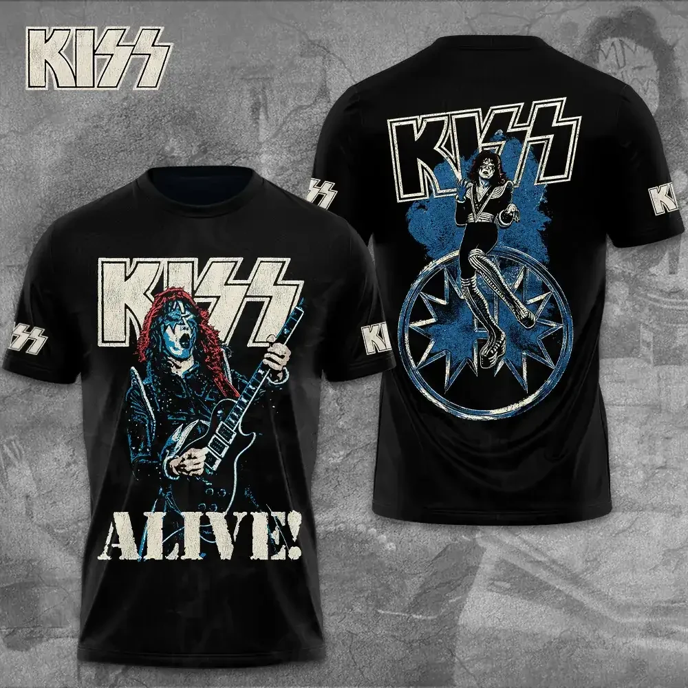 KISS Legendary Rock Band Graphic Shirt Fire Flame Concert Tour Tee KISS Merch Rock Fan Gifts - Kdjoy KISS Legendary Rock Band Graphic Shirt Fire Flame Concert Tour Tee KISS Merch Rock Fan Gifts - Kdjoy