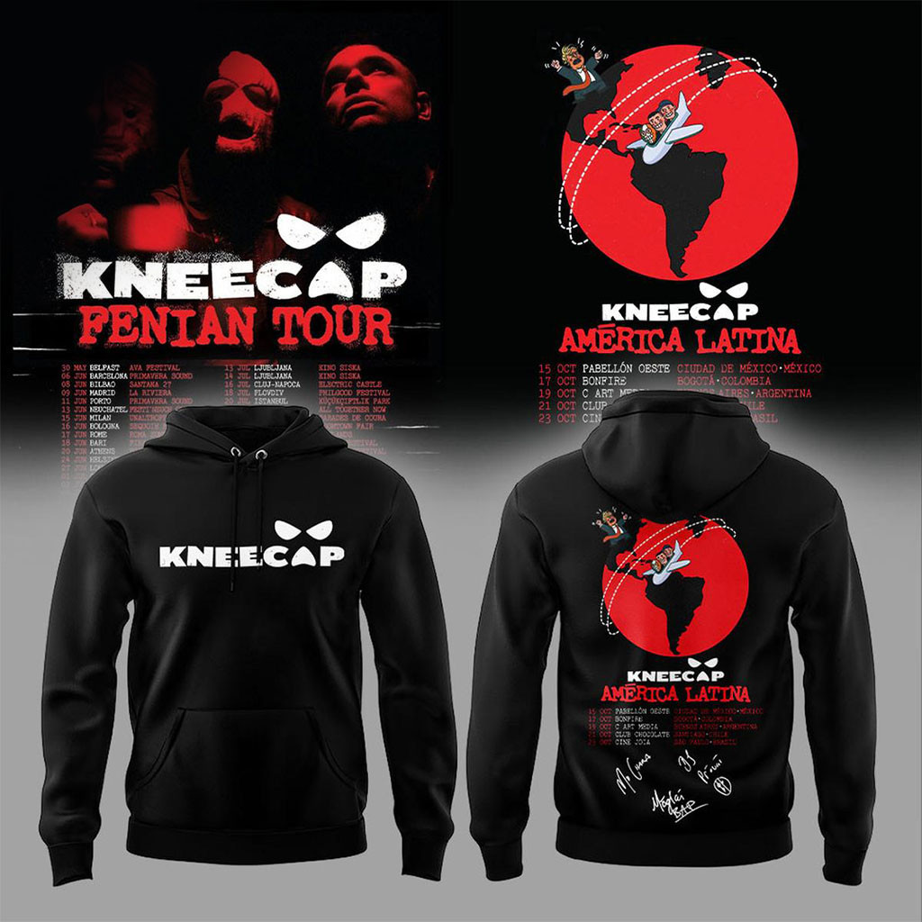 Kneecap Fenian Tour 2026 America Latina Hoodie Kneecap Merch Gift For Hip Hop Fans - Kdjoy